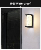 LED Outdoor Wall Lamp Waterproof IP65 Radar Sensor Ligthing Surface Mounted Porch Lights Balcony Garden 12W 18W 30W Sconce