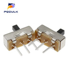20PCS Toggle Switch SS12D00 DIP Slide Switch 3Pins SS12D00G3 The Power Switch Hand Shank 3MM
