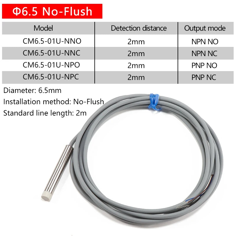 6.5 Capacitive proximity switch, material level, liquid level, material sensor, non-metallic sensor switch, water glass, wood