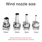 700W Micro Hot Air Gun Temp Adjusted C/F Soldering Rework Welding Station LCD Digital Heat Gun BGA IC Solder Tools auto sleep