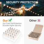 G40 LED String Light Replacement Bulbs E12 220V 110V Globe Light Bulb Warm White 2200K 10W Equivalent Indoor Outdoor Decor