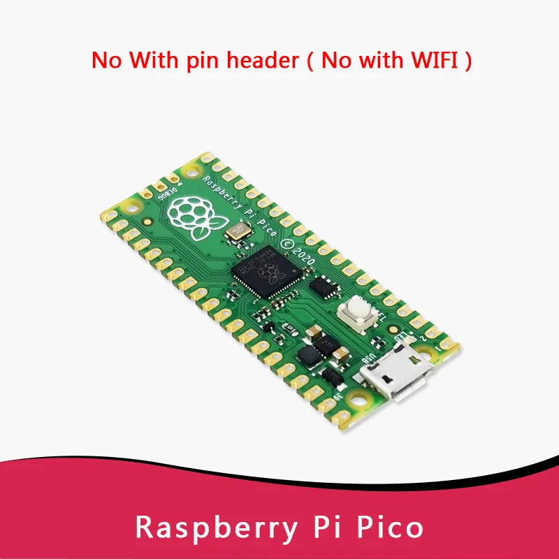 Original Raspberry Pi Pico W with Wireless WiFi Development Board, Pico or Pico H with Pin Header, Support MciroPython/C++