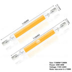 R7S LED Glass Tube COB Bulb 78MM 118MM High Power R7S Corn Lamp J78 J118 Replace Halogen Light AC 110V 220V Lampadas
