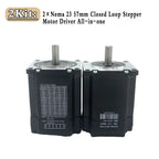 Nema23 57Closed Loop Stepper Motor Drive All-in-one Encoder Hybrid 8mm Shaft 57mm Easy Servo Motor 1000 Line Encoder DC24-48V