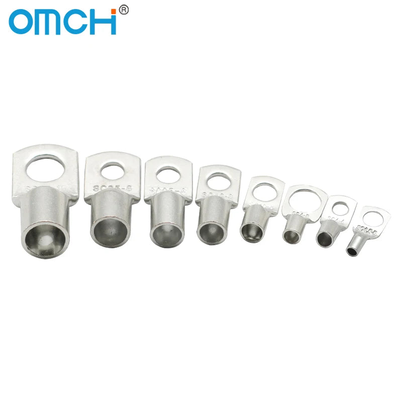 OMCH 5/10/20PCS SC Type Terminals Wire Welding Cable Connector Suit 1.5-50mm2 Cable Crimp Wire Connectors