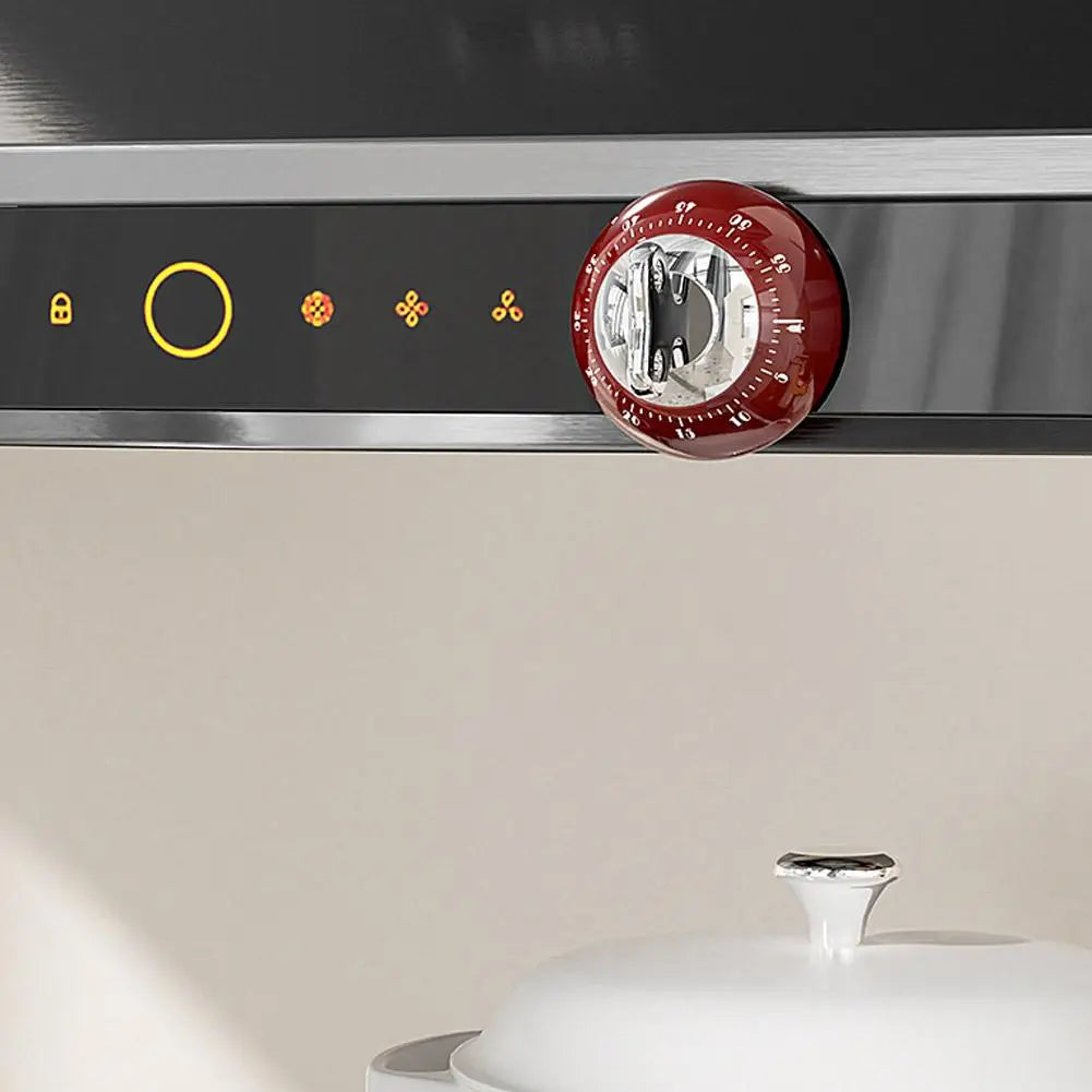Magnetic Kitchen Timer Manual Countdown Alarm Clock Digital Timer Mechanical Cooking Timer Study Stopwatch Cooking Shower