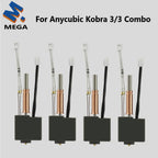 For Anycubic Kobra 3 V2 Hotend Nozzle Thermistor Heating 24v 50w Heater Block For Anycubic Kobra 3 Combo Spare Parts Accessories
