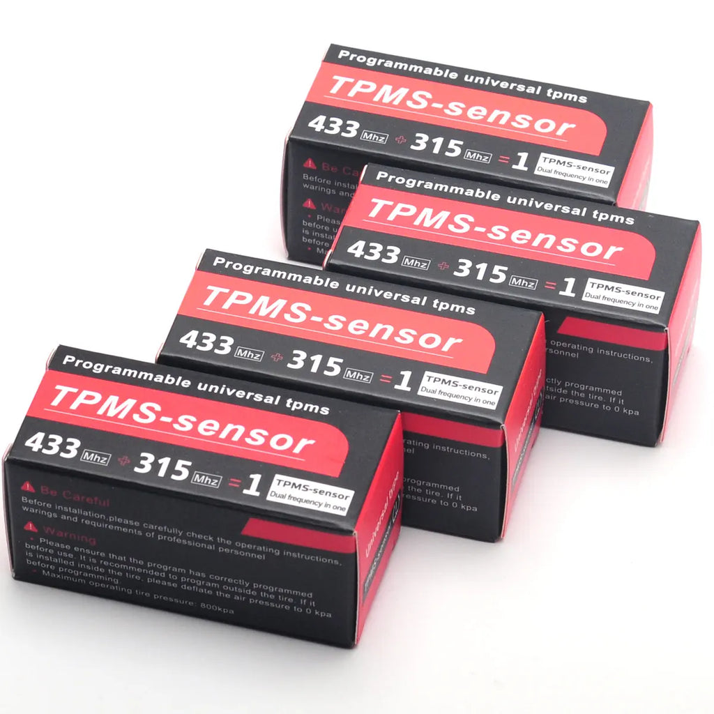 Programable TPMS Sensors 2 in 1 433MHz+315MHz Support Programing with TS501 TS508 TS601 TS608 ITS600E MK808TS MK808S-TS MP808TS
