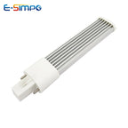 2pcs 3W 4W 5W G23/GX23 CFL PL LED PL-S Replacement Bulb Lamp Desk Reading Spotlight Horizontal Plug Light