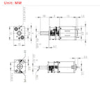 1pc DC 3V/6V/12V N20 Mini Micro Metal Gear Motor with Gearwheel DC Motors 30/50/60/100/150/200/300/500/1000RPM