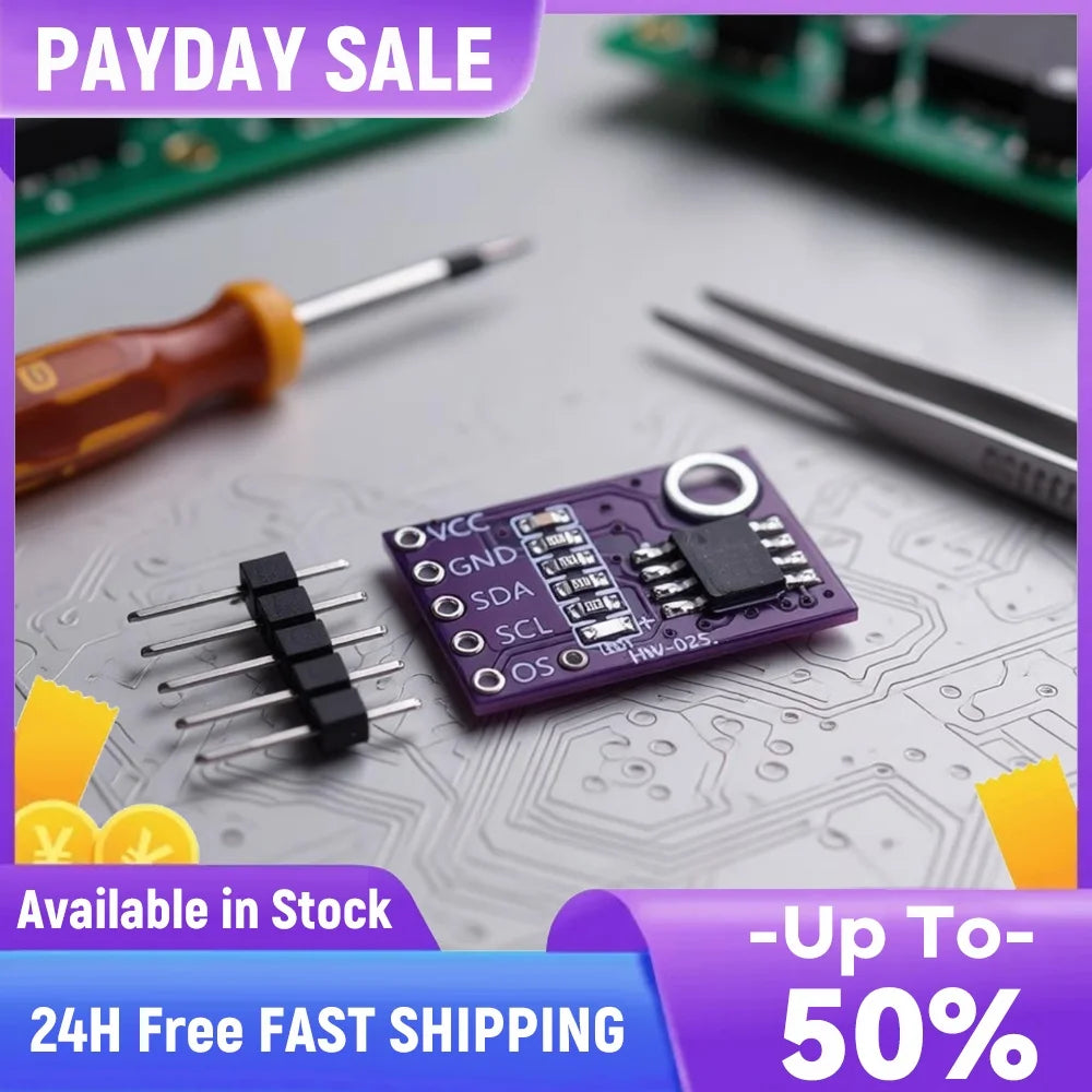 LM75 LM75A Temperature Sensor Module LM75BD High Speed I2C Interface Temp Sensor DIY Projects/Smart Home/Industrial Control