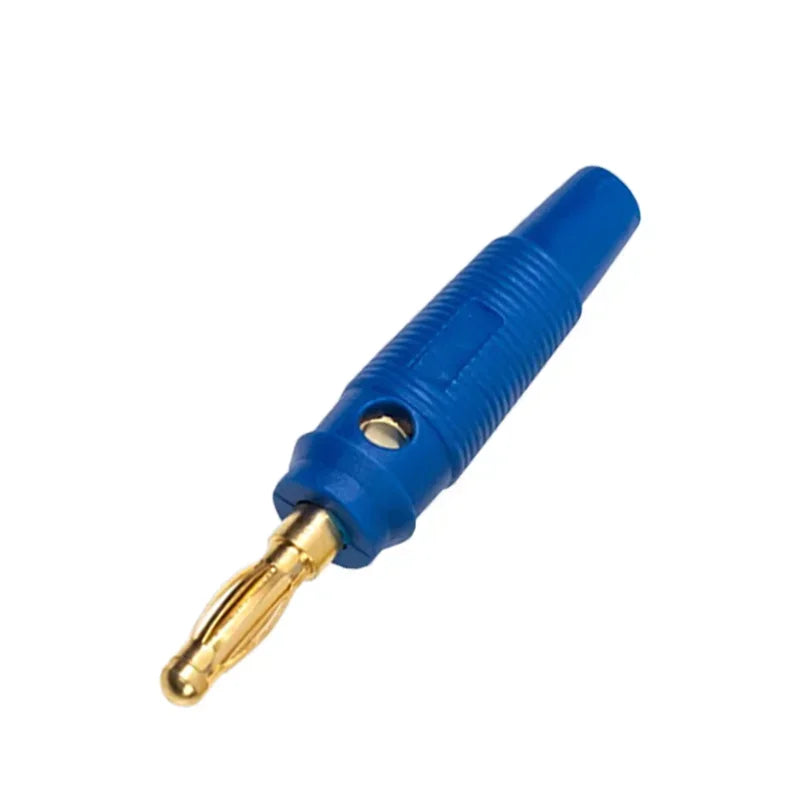5/20Pcs 4mm Banana Plug 32A High Current Musical Speaker Stackable Screw Type Gold Plated Banana Connector Adapter