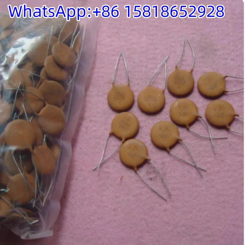 2pcs 500V 0.1UF American SEC early copper lead silver film high-frequency ceramic guitar capacitor diameter 18MM