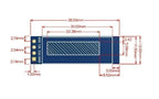 0.91 Inch 128x32 IIC I2C White / Blue OLED LCD Display DIY Module SSD1306 Driver IC DC 3.3V 5V 