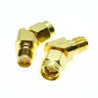 SMA Male to SMA Female RPSMA Plug Jack 45 Degrees 135 Degrees FPV Conical Adapter Brass Connector For WIFI Race Goggle Antenna
