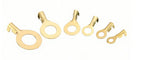 150Pcs M3/M4/M5/M6/M8/M10 Ring-Terminal Wire Quick Connector Terminal Brass Crimp Terminal Assorted Kit