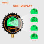 Moray ME267P 200psi with Rubber Case LCD Pressure Transmitters Digital Tire Pressure Gauge Digital Manometer