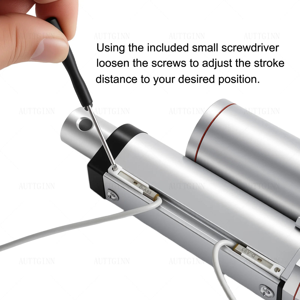 Adjustable Stroke Electric Linear Actuator DC12V 750N 10mm/s 50mm stroke Length with Magnetic Limit Switch For Autom equipment
