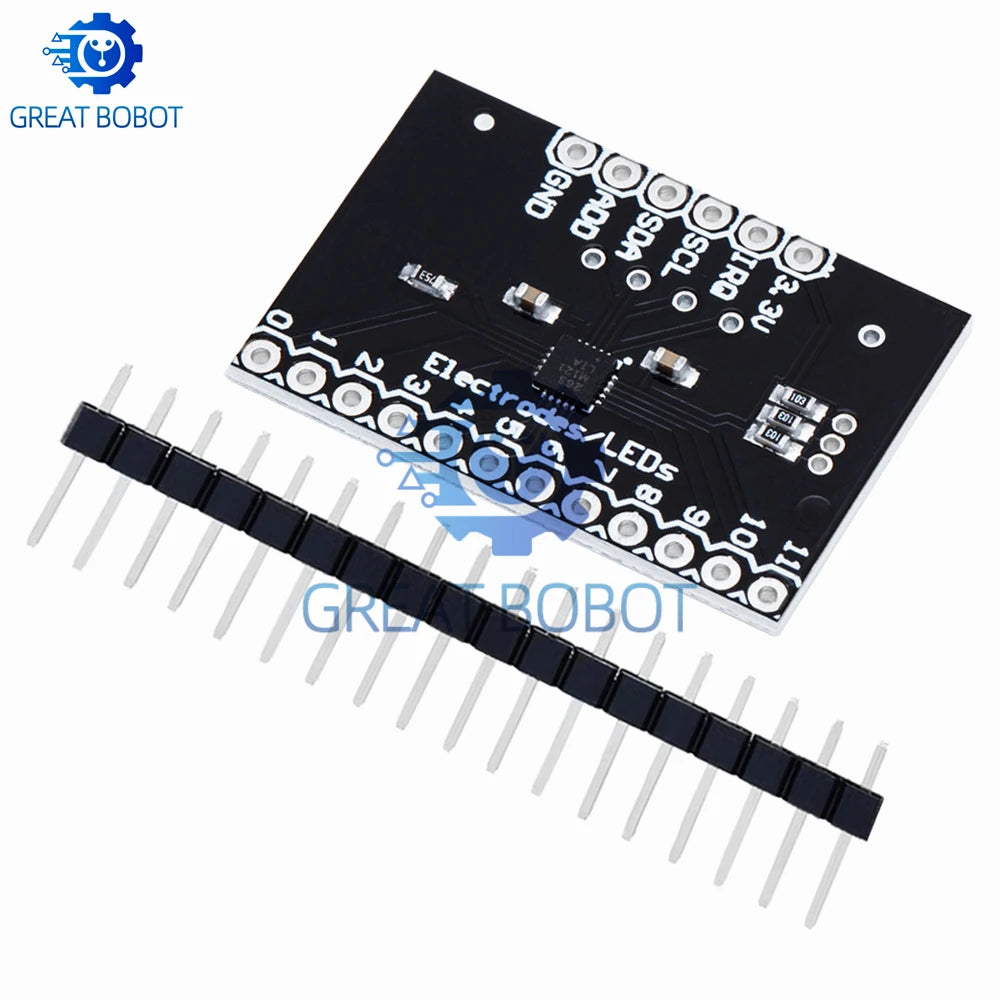BS MPR121 Breakout V12 Capacitive Touch Sensor Controller Module-I2C Keyboard for Arduino Development Boards