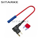 M/S/Mini ATM Auto Fuse Adapter Tap Dual Circuit Adapter Holder For Car Auto Truck With Blade Auto Fuse