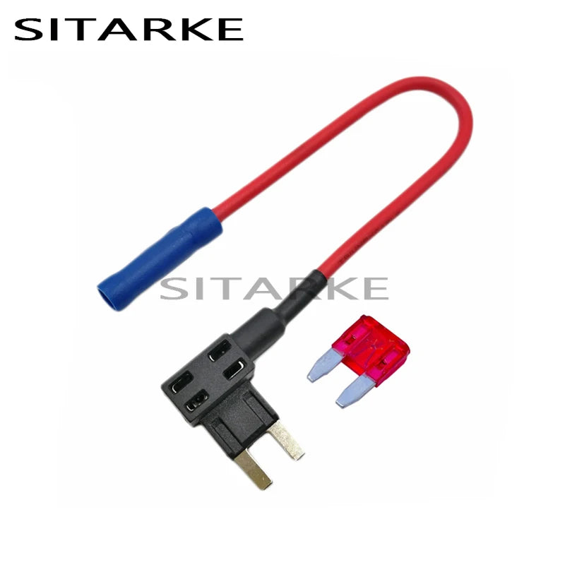 M/S/Mini ATM Auto Fuse Adapter Tap Dual Circuit Adapter Holder For Car Auto Truck With Blade Auto Fuse