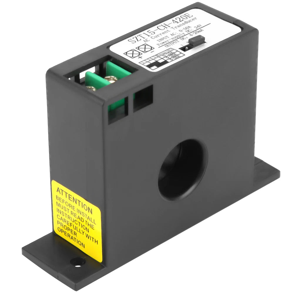 Current  SZT15-CH-420E Current Transducer Transmitter  Sensor AC Current Converter 0-50A