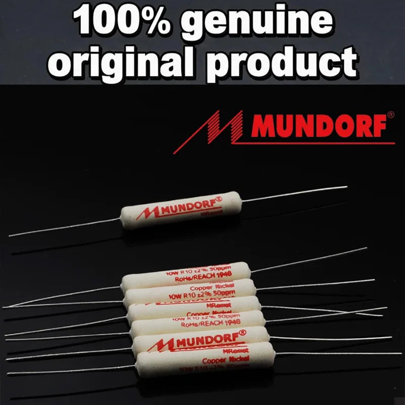 1pcs 100% Original Germany Mundorf MResist Classic 10W MREC10 Non inductive wire winding frequency divider resistor