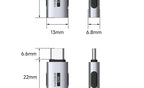 Hagibis USB C To Lightning Adapter Male to Female Charging Converter Data Transfer for iPhone 13/14 Pro Max Earphone Charging