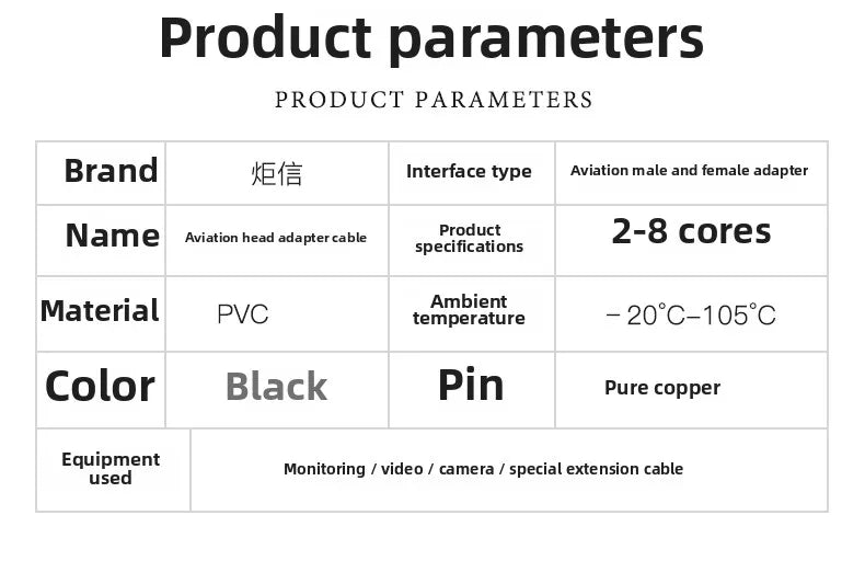 GX16 2/3/4 Pin Aviation Plug Male Female Wire Connector Extension Cable GX16 2/3/4 Core Ribbon Aviation Plug Power Cord Adapter