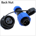 Waterproof Connector SP16 IP68 Cable Connector Plug & Socket Male and Female 2 3 4 5 6 7 8 9 Pin