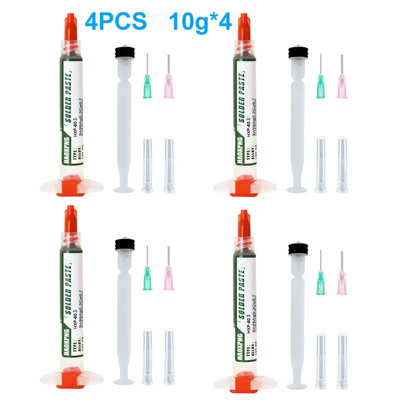 Solder Paste Flux For Soldering Sn99ag0.3cu0.7  Smd Repair Tin Paste 217℃ Tin Paste Set Welding Fluxes High Quality Flux
