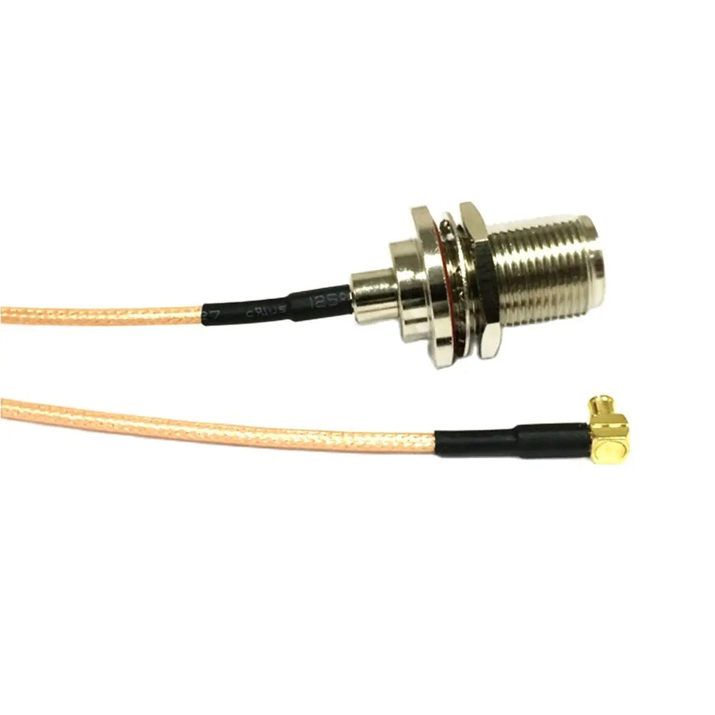 MCX Right Angle 90-Degree Switch N Type Female Bulkhead Pigtail Cable RG316 RG174 RG178 15cm/30cm/50cm/100cm For Wifi Router