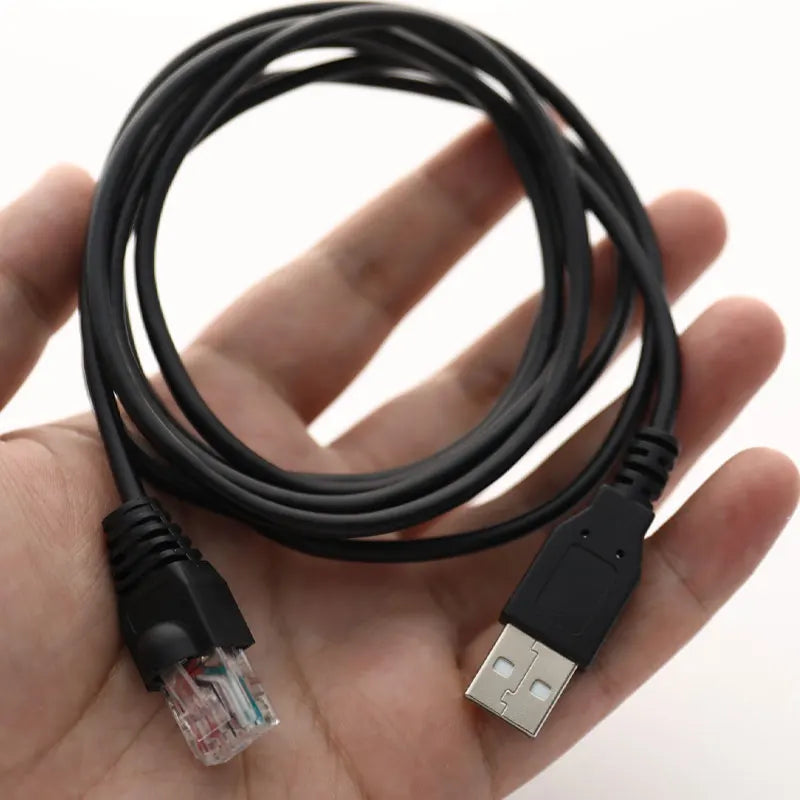 USB To RJ50 Console Cable APC Smart UPS USB Cable Substitute AP9827 940-0127B 940-127C 940-0127E With Molded Strain Relief Boot.