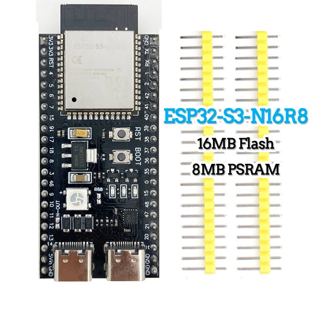 ESP32-S3 Wifi BT Module Development Board 44Pin Type-C for Arduino IDE ESP32-S3-WROOM1 N16R8 N8R2 ESP32 S3 16MB Flash 8M PSRAM