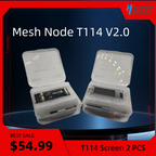 2PCS Pack Heltec LoRa Mesh Node T114 V2 Meshtastic Tracker Nordic NRF52840 SX1262 863-928M Arduino Devboard Low Power BLE WiFi