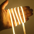 5mm 8mm PCB Free Cut COB LED Strip 12V 24V Tape Light 400 Leds Flexible 3000k 6000k 4000k 0.5m 2m 5m 10m 20m Linear Lighting