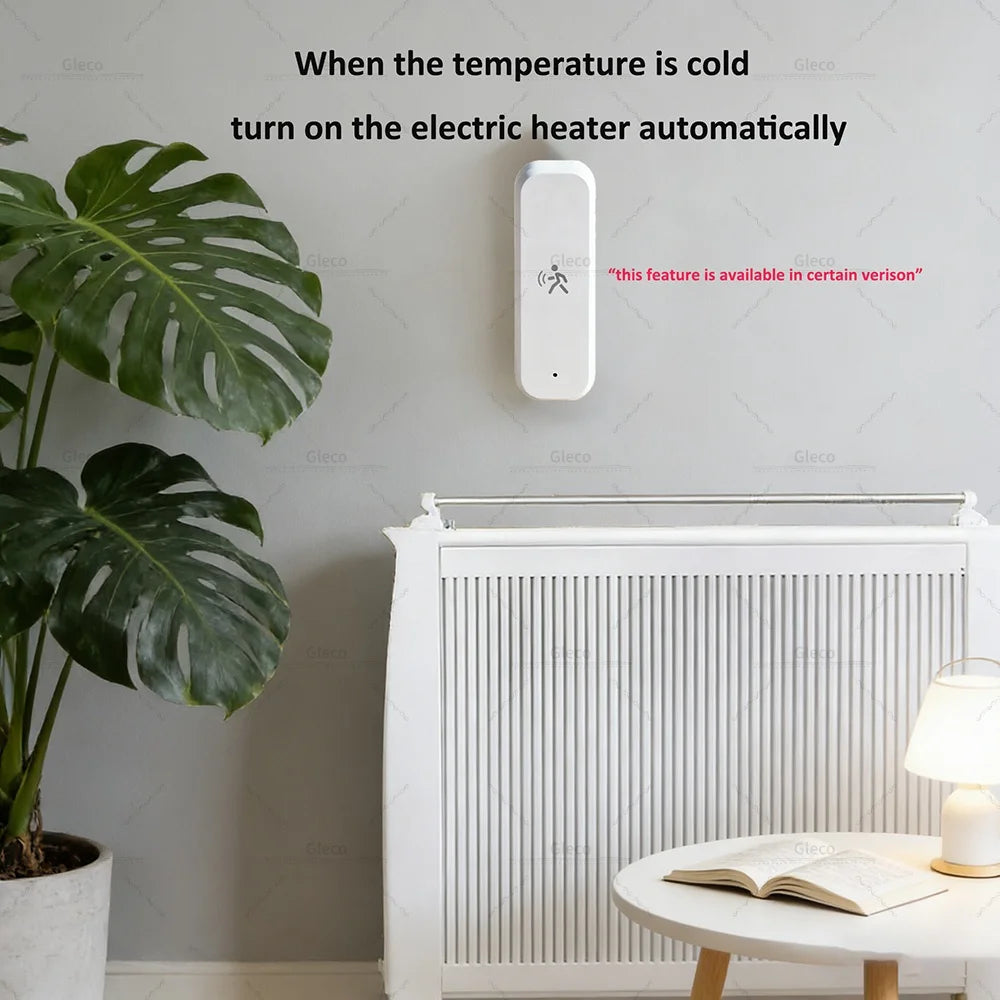 Zigbee 3.0 10G MmWave Human PIR Motion Sensor With Temperature Humidity Illuminance Monitor Support Tuya Smart Life Zigbee2MQT
