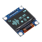 0.96 inch OLED IIC Serial White Display Module 128X64 I2C SSD1306 12864 LCD Screen Board GND VCC SCL SDA 0.96" for Arduino Black
