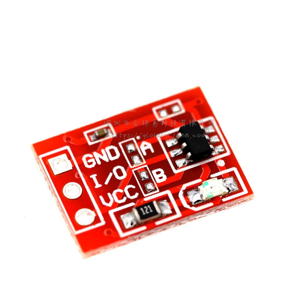 100/200/300/400PCS TTP223 Touch Button Module Capacitor Type Single Channel Self Locking Touch Switch Sensor
