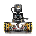 ESP32 CAM WiFi Smart Robot Car Kit with Mecanum Wheels, Ultrasonic Sensor & TT Motors for Programming Education