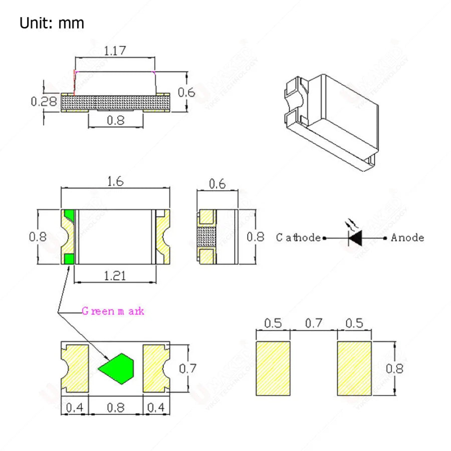 1000pcs 0603 0805 1206 IR SMD Chip 850nm 940nm Emitter Receiver Infrared Transmitter Phototransistor Photodiode Invisible DIY