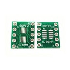 10pcs SOP to DIP patch adapter board SOP8 SOT23 10 SOP16 SOP20 24 SOP28 TSSOP TQFP QFN IC test board PCB double-sided printing