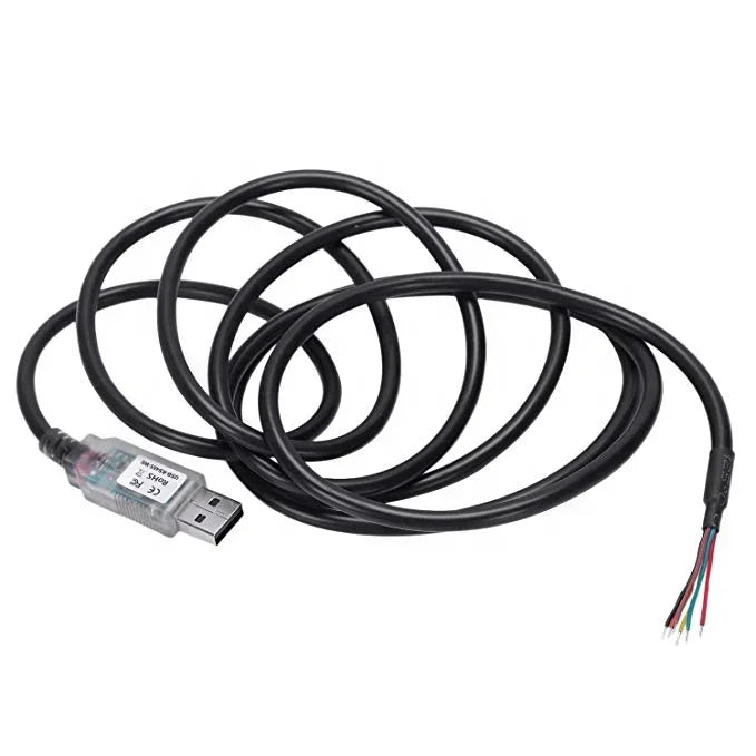FTDI Chip Usb to RS485 Cable with TX/RX LEDs, Wire End, 1.8M USB-RS485-WE Compatible