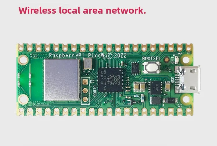 Raspberry Pi Pico WH Development Board Original Dual Core ARM Cortex Mo+Processor WiFi Wireless