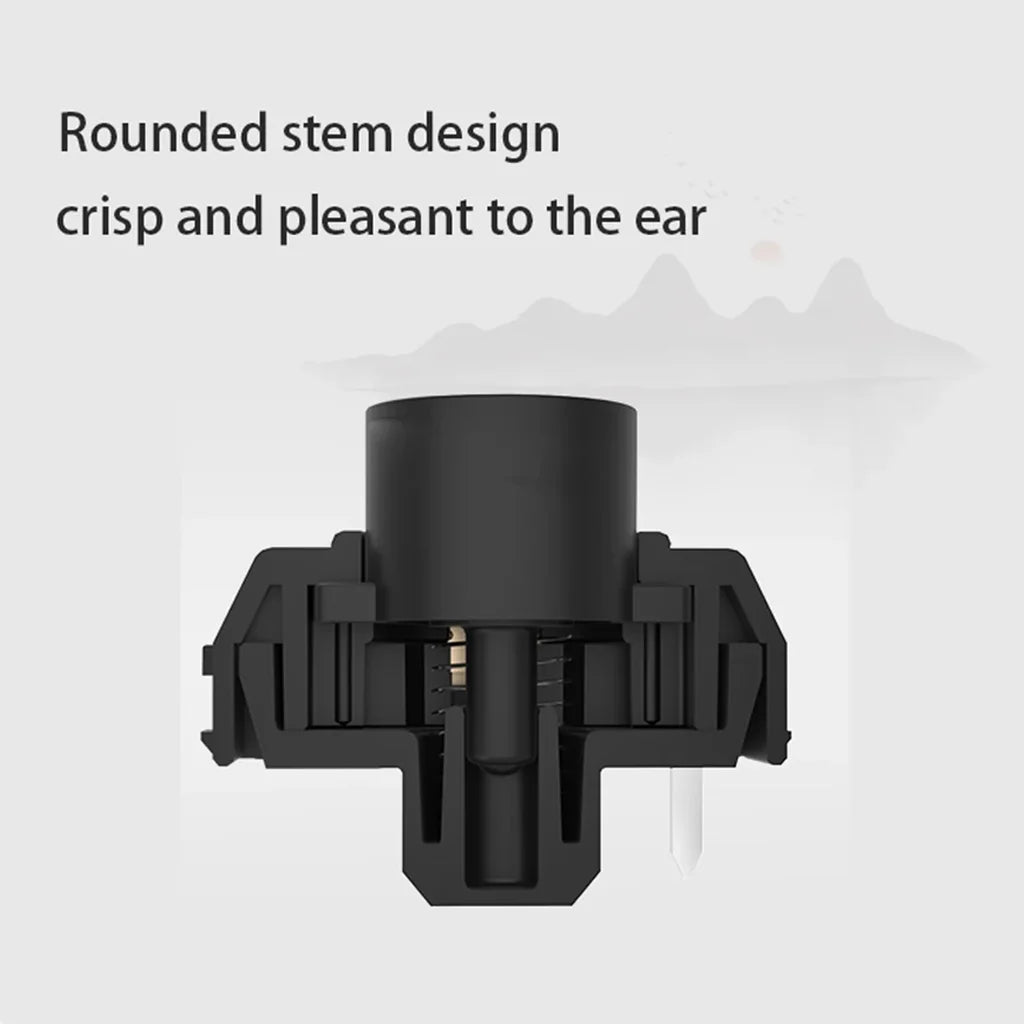 Kailh Full POM Mini Switch Low-profile Mechanical Keyboard Clicky Tactile Linear Hide Mountain Black Cloud White Rain 1353Hitbox