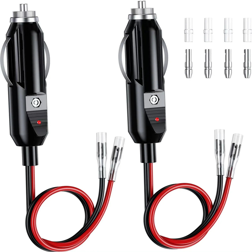 12/24V SAE to SAE Extension Cable Quick Connector Harness SAE Connector, with SAE Polarity Backup Adapter and 15A Backup Fuse