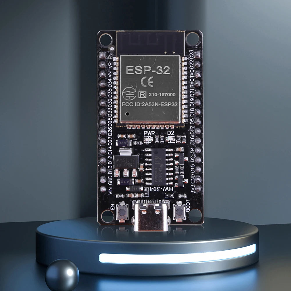 ESP32 WROOM-32 Development Board TYPE-C Micro USB WiFi+Bluetooth Ultra-Low Power Consumption SPI Flash 32Mbits Wireless Module