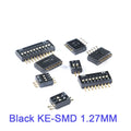 5Pcs Slide Type Switch Module 1 2 3 4 5 7 8 10PIN /1.27/2.54mm Position Way SMD/DIP Pitch Toggle Switch Snap Switch Dial Switch