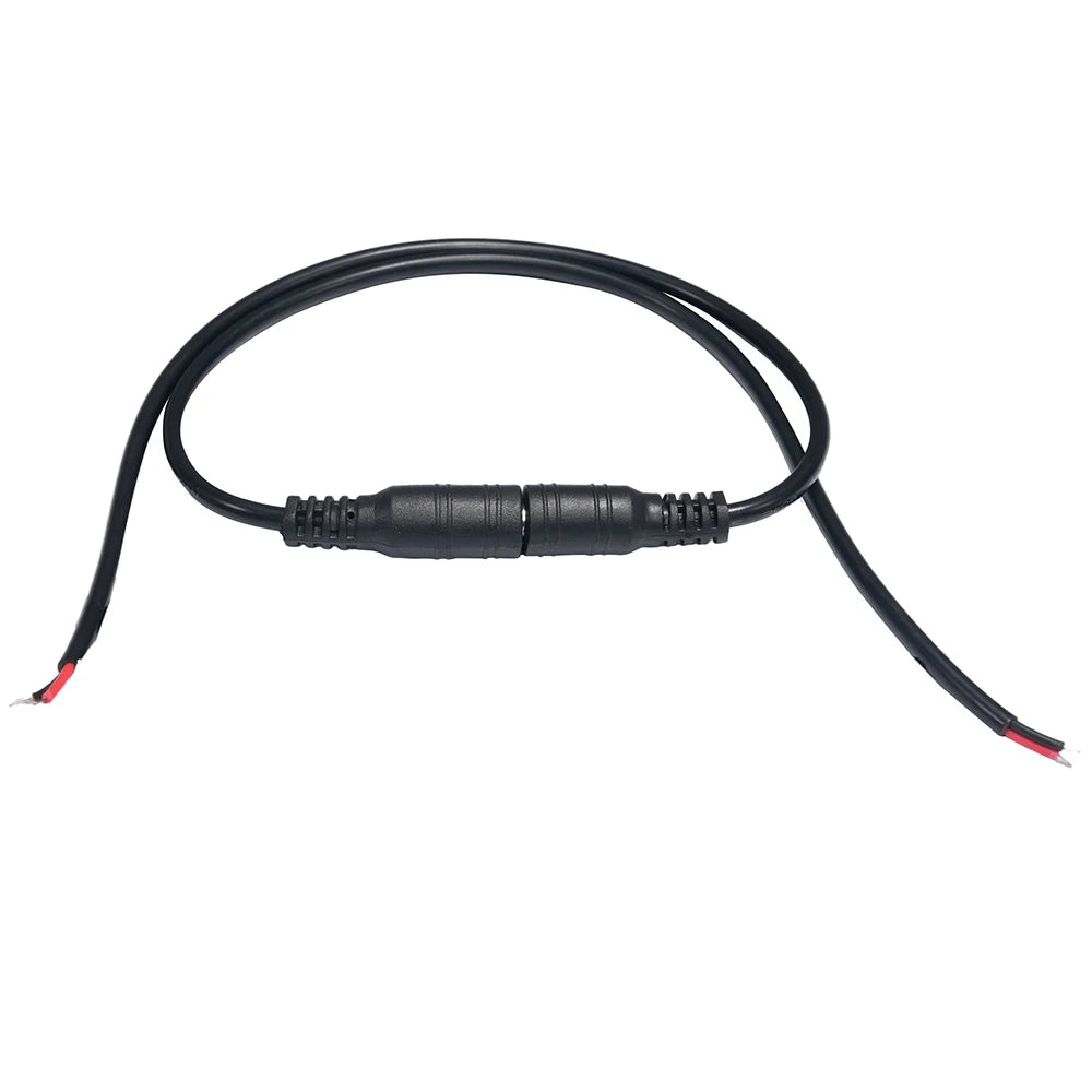 DC 12V Male Female Pigtails Power Cable 2.1mm*5.5mm 2Pin Connector Wire Power Plug Cord for CCTV Camera Router LED Strip Lights