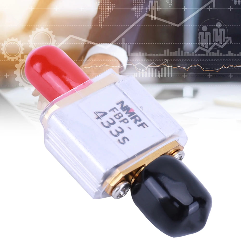 FBP-433s Bandpass Filter SMA M F Interface 433MHz Reduce Noise Band Pass Filter Aluminum Casing Bandwidth 20MHz for Aircraft UAV